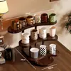 Suporte Organizador de Copos de Mesa Multicamadas para Copos de Água, Copos de Café e Copos de Chá na Mesa de Jantar