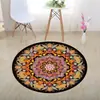 Alfombra Redonda Estéreo 3D Blanco y Negro Transfronteriza de Halloween para Dormitorio, Sala de Estar, Mesa de Café, Alfombrilla Absorbente con Trampa de Ilusión