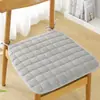 Almofada de Cadeira de Pelúcia Espessa Antiderrapante de Inverno para Escritório, Estudante, Mesa de Jantar, Casa, Dormitório, Banco, Almofada de Assento Antiderrapante