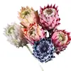 Flores Artificiais Cardo Nórdico Arranjo Floral Estilo Europeu com Flores para Decoração de Sala de Estar, Loja de Enxovais, Flor de Bodhi, Flor Imperial, Flores Artificiais