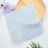 Toalla de Mano Infantil para Colgar, Toalla Cuadrada Pequeña de Microfibra, Sin Pelusa, 30*30cm