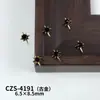 Charms para Nail Art de Cruz Liga de Zinco Cravejados com Strass Estilo Retro Dourado Prateado Doce Cool Punk Acessórios de Decoração para Broca de Unha