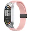 Adequado para capa metálica e pulseira de silicone Xiaomi Mi Band 10, pulseira de silicone com fecho magnético dobrável Xiaomi Mi Band 89nfc