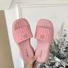 Nuevas sandalias de plataforma de cuña de celebridad de Internet transfronterizas para mujer para uso exterior, modernas y versátiles, zapatillas de plataforma para mujer, chanclas para mujer
