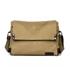 Nueva bolsa cruzada casual para hombre, estilo coreano, gran capacidad, bolso de hombro de lona moderno, bolso cruzado simple de moda al por mayor