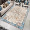 Alfombra Moderna Simple Imitación Cachemira para Hogar Sala de Estar Dormitorio Alfombra de Noche Área Grande Extensión Completa Resistente al Desgaste Antideslizante