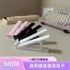 Suporte de display em rampa para computador de mesa, suporte elevado para teclado, suporte para digitação, bandeja de teclado de mesa com lateral inclinada.