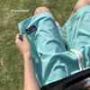 Pantalones cortos deportivos morados de playa para hombre, de marca de moda, para entrenamiento de baloncesto, de secado rápido, talla grande 4, finos de verano.