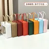 Bolsas de regalo transparentes con ventana, cajas de joyería de papel multicolor, juegos de regalo de muñeca y flores de cumpleaños