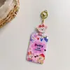 Star Dailou Oso Duffy Tarjeta de Comida Estudiantil Tarjeta de Autobús Tarjeta de Acceso Set Metro Pulpo Tarjeta Antiperdida Colgante para Mochila Escolar
