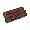Molde de Silicone para Chocolate Desenho Animado Multiestilo Transfronteiriço Números e Letras Molde de Assar DIY Molde para Fudge Cubo de Gelo
