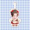 Etiqueta de bagagem Song Yuqi pingente de bolsa de bagagem corrente para pendurar suporte de etiqueta pendurada periférico mesmo estilo TikTok