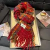 Colección de Bufandas de Mohair de Color Sólido de Otoño e Invierno, Bufandas Atmosféricas Estilo Coreano, Bufandas Chal Ampliadas y Engrosadas al por Mayor