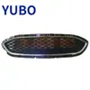 Yubo - Adecuado para Ford Fiesta 2017 Rejilla Central Barras Horizontales en Forma de Diamante con Placa Cubierta Lateral H1Bb-8200-A1B