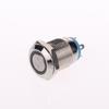 Interruptor de Botón Metálico de 16 mm Impermeable con Luz Autoenclavamiento Reinicio Cabeza Alta Cabeza Plana Interruptor de Encendido