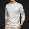 Suéter de Lana para Hombre Otoño e Invierno Rayado Cuello Redondo Jersey Moda Casual para Mediana Edad Suéter Base Casual para Hombre