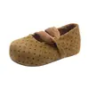 Zapatos Mary Jane de lunares estilo francés para mujer que aumentan la altura, nueva moda otoño 2026, zapatos planos sin cordones de punta redonda