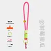 Cordão de celular de corda trançada dopamina pingente de chaveiro de carro anti-perda anti-queda fivela color-blocking corrente de paracord ajustável