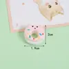 Acessórios Divertidos com Tema de Comida em Resina, Acessórios Decorativos Brilhantes de Rosquinha para DIY, Ímãs de Geladeira, Acessórios de Cola de Confeiteiro para Capa de Celular