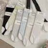 Calcetines blancos para pies de mujer, calcetines finos de seda de morera para pantorrilla de verano, cubrepiés a rayas verticales estilo ballet Miu, estilo JK japonés