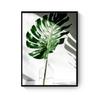 Pôster Escandinavo Folhas de Plantas Verdes Pintura em Tela Arte de Parede Impressão Moderna Sala de Estar Casa Decoração Quarto Núcleo de Pintura