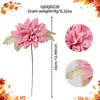 Acessório decorativo de girassol artificial de Ação de Graças, abóbora artificial única com glitter, fruta artificial, acessório decorativo