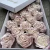 Flor de Jabón de 5 Capas Cabeza de Flor Grande Flor de Rosa Día de San Valentín Día de la Madre Ramo de Flores de Jabón Caja de Regalo Decoración DIY