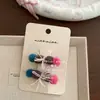 Grampo de Cabelo Flor de Lã Plush Estilo Coreano Niannian com Renda Doce Coração Floral Clip Bb Acessório de Cabelo Versátil