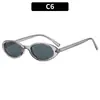 Gafas de Sol Ovaladas de Montura Pequeña, Protección Solar, Protección UV, Gafas para Conducir, Modernas y a la Moda, Gafas de Sol Versátiles