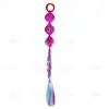Diadema de Peluca Trenzada de Calabaza de Colores Vibrantes con Gomas Elásticas Estilo Transfronterizo para Niños [Procesamiento y Personalización]