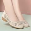 Sandalias de Mamá Dropshipping Malla Transpirable Zapatos Individuales Zapatos de Verano de Punta Abierta para Mujer Zapatos Slip-On de Suela Blanda para Mujer