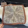 Pañuelo Cuadrado de Falso Seda con Estampado Paisley Retro 70cm Pañuelo de Seda Satinada con Estampado de Cebra Estampado de Castillo Accesorio para Traje Camisa Pañuelo