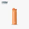 Botella Deportiva Portátil Tyeso con Asa, Vaso de Agua de Acero Inoxidable, Taza Termo de Gran Capacidad Aislada al Vacío, Termo de Doble Capa Estilo Nórdico