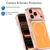 Funda para Teléfono Móvil Adecuada para iPhone 17 Pro Sombra Brillante Dos Tonos Apple 16 Promax Magnética Anticaída Funda Protectora de Alta Transparencia