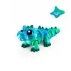 Enfeite de crocodilo Q-version transfronteiriço impresso em 3D, brinquedo infantil, modelo de animal, estatueta da moda, brinquedo de plástico fofo de desenho animado
