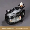 Quemador de incienso de reflujo decoración creativa para el hogar estufa de cerámica manualidades Zen Piscis reflujo sándalo para interior visualización transfronterizo