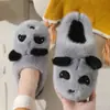 Chinelos Fofos de Desenho Animado para Dedo do Pé para Mulheres 2025 Outono e Inverno Nova Moda Versátil Confortáveis Antiderrapantes Chinelos de Algodão para Mulheres
