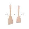 Yfjy Utensilios de Cocina Color Madera Mango Largo Pala de Madera Cuchara Vajilla de Madera Comedor Diario Cocina Anti-quemaduras y a Prueba de Moho Pala de Madera para Uso Doméstico