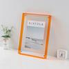 Porta-Retrato Acrílico Colorido Moldura Personalizada para Foto Moldura Transparente Face Única Moldura Decorativa para Pôster Quebra-Cabeça Colorido