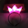 Brinquedos de barraca mais texto LOGO tiara emissora de luz tiara de coroa piscante tiara emissora de luz brinquedos emissores de luz atacado
