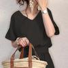 En Stock Vestido Largo de Verano 2026 Estilo Nuevo Japonés y Coreano, Elegante Vestido Negro
