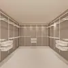 Armario Metálico Personalizado Ecológico Abierto Hogar Dormitorio Simple Colgador de Ropa Almacenamiento Vestidor Estante Combinación Juego Completo