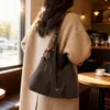 Bolsa Grande Retro Mate para Mujer 2025 Nueva Moda de Invierno Bolso Tote para Viaje Cotidiano Más Fácil de Combinar Bolso de Hombro de Gran Capacidad