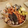 Paquetes de Sopa de Champiñones de Colores de Yunnan, Champiñones Morillas Secos Frescos 50g, Champiñones de Cuerno de Ciervo, Hongo de Bambú, Sopa de Flor de Cordyceps al por Mayor