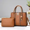 Conjunto de duas peças bolsas bolsas mulheres senso de design nicho novo estiloso para o dia a dia bolsa tote versátil bolsa transversal