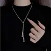Otoño/Invierno 2026 Nuevo Estilo Coreano Ins Cadena para Suéter Diseño de Lujo Ligero Sentido del Diseño Cadena para Sudadera con Capucha Regalo de Festival Venta Caliente