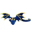 Adorno de Dragón Volador con Alas, Modelo de Dragón Articulado Móvil para Aliviar el Estrés, Juguete para Niños, Dragón Volador de Dos Cuernos Impreso en 3D