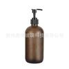 Botella Boston Ámbar de 500 ml Botella Dispensadora de Aceites Esenciales de 8 oz Botella Spray para Loción Botella de Vidrio Bomba a Presión Botella de Reactivo