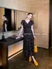 [No se aceptan devoluciones ni cambios en artículos con descuento] Vestido de encaje de verano Xiu Xixi, estampado, puro y elegante, vestido largo para vacaciones, estilo mujer, 88525