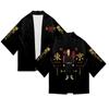 Kimono tipo cárdigan de manga de siete puntos de verano 3D con diseño transfronterizo de Anime Tokyo Manifest Avenger, bata fina, ropa de protección solar